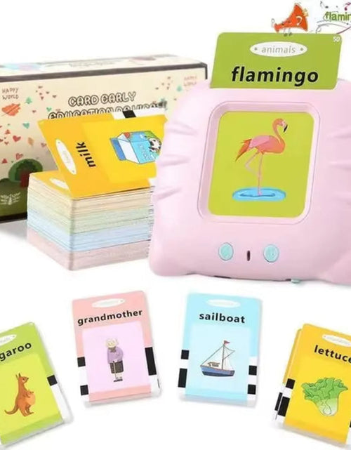 Load image into Gallery viewer, Talking Flash Cards Early Educational Toys Preschool Learning Reading Machine Interactive Electronic Audio Book Learn Toys