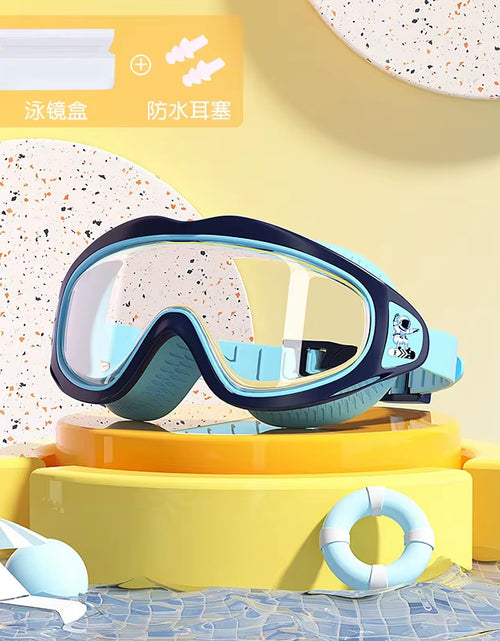 Load image into Gallery viewer, AquaChamp Kids Swim Set – Waterproof Anti-Fog Swimming Goggles & Cap with Protective Case
