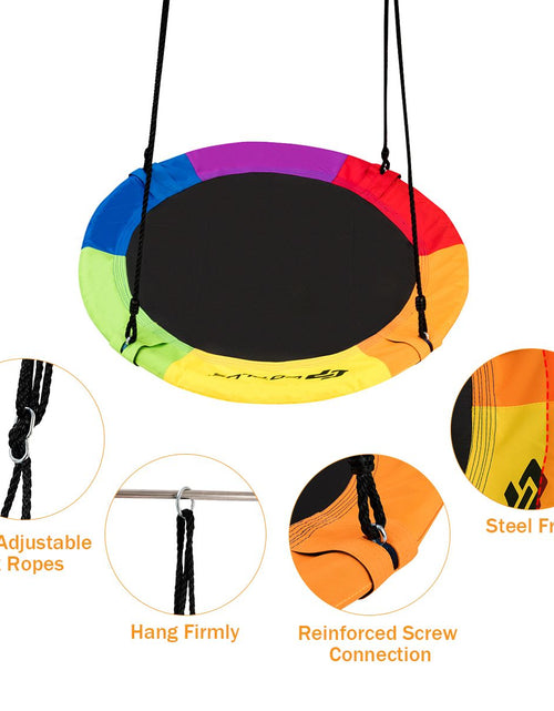 Load image into Gallery viewer, Adjustable Flying Saucer Tree Swing with Multiple Functions for Kids
