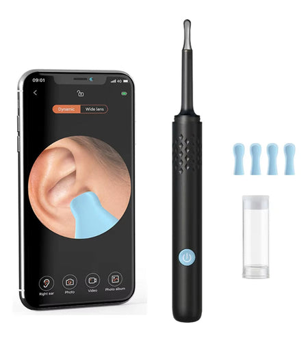 WIFI Visual Ear Cleaner Otoscope Camera with 6 LED Lights 4.0Mm Mini Ear Wax Removal Tool with Camera Take Video 500W HD Earpick