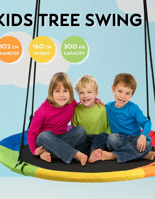 Load image into Gallery viewer, Adjustable Flying Saucer Tree Swing with Multiple Functions for Kids
