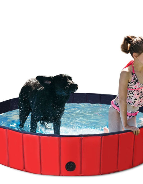 Load image into Gallery viewer, Foldable Pet Swimming Pool with Rotatable Drain Valve
