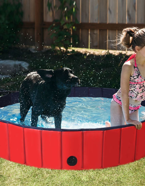Load image into Gallery viewer, Foldable Pet Swimming Pool with Rotatable Drain Valve
