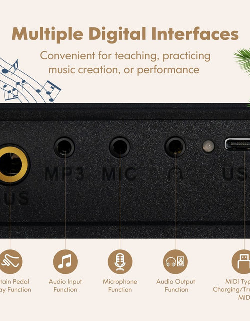 Load image into Gallery viewer, Electric Lighted Piano Keyboard with Sustain Pedal
