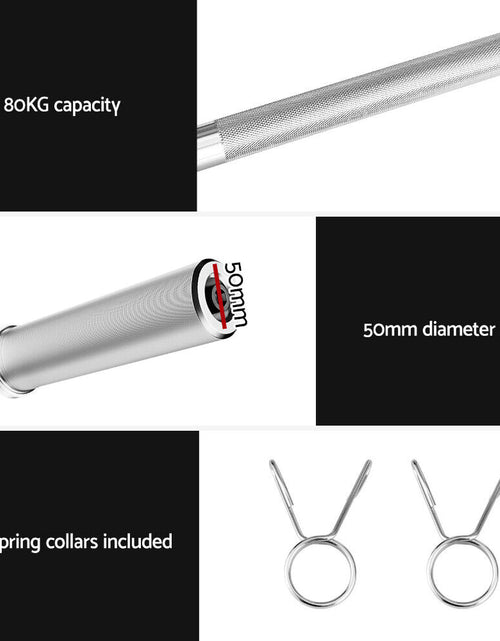 Load image into Gallery viewer, Everfit Barbell Bar Weights Lifting Dumbbells Olympic Training Bar Gym Fitness
