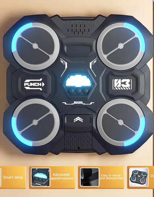 Load image into Gallery viewer, Funny Music Boxing Machine for Children Smart Music Boxing Machine Wall Mounted Decompression Wall Target Toys Boxing Trainer
