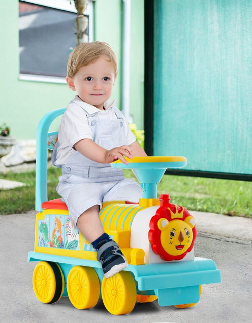 Load image into Gallery viewer, 6V Electric Kids Ride on Train Toy with Track &amp; 6 Wheels
