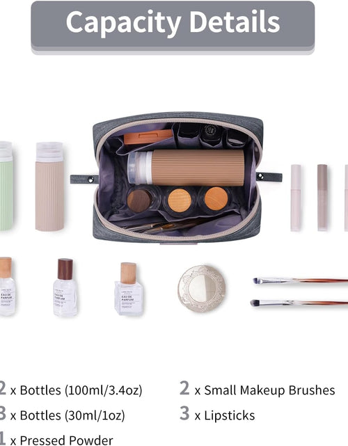Load image into Gallery viewer, Small Makeup Bag for Purse Travel Makeup Pouch Mini Cosmetic Bag for Women Girls
