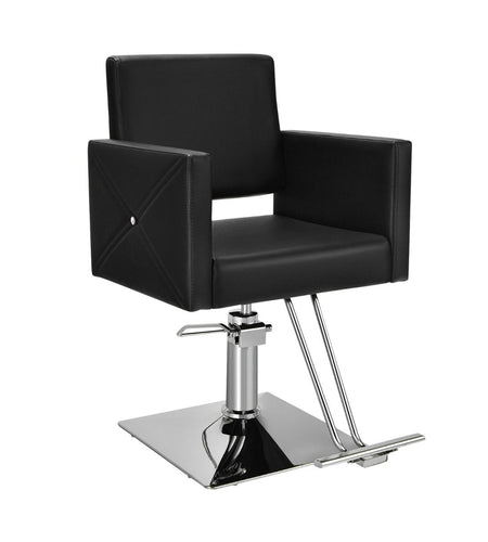 360° Swivel Barber Chair with Adjustable Height for Hair Salon