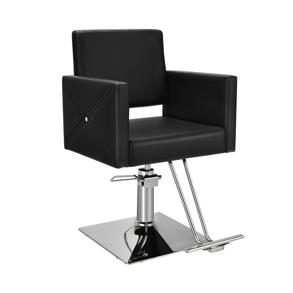 360° Swivel Barber Chair with Adjustable Height for Hair Salon