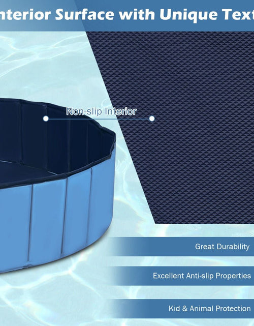 Load image into Gallery viewer, Foldable Pet Swimming Pool with Rotatable Drain Valve
