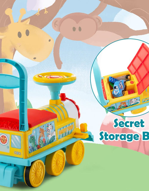 Load image into Gallery viewer, 6V Electric Kids Ride on Train Toy with Track &amp; 6 Wheels
