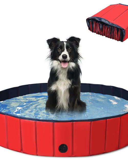 Load image into Gallery viewer, Foldable Pet Swimming Pool with Rotatable Drain Valve
