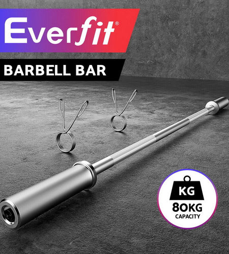 Everfit Barbell Bar Weights Lifting Dumbbells Olympic Training Bar Gym Fitness
