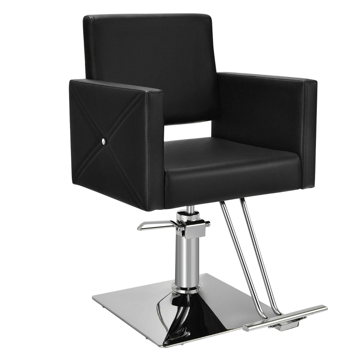 360° Swivel Barber Chair with Adjustable Height for Hair Salon
