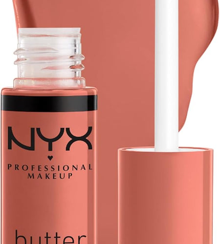 Butter Gloss, Non-Sticky Lip Gloss - Bit of Honey (Peach Nude)