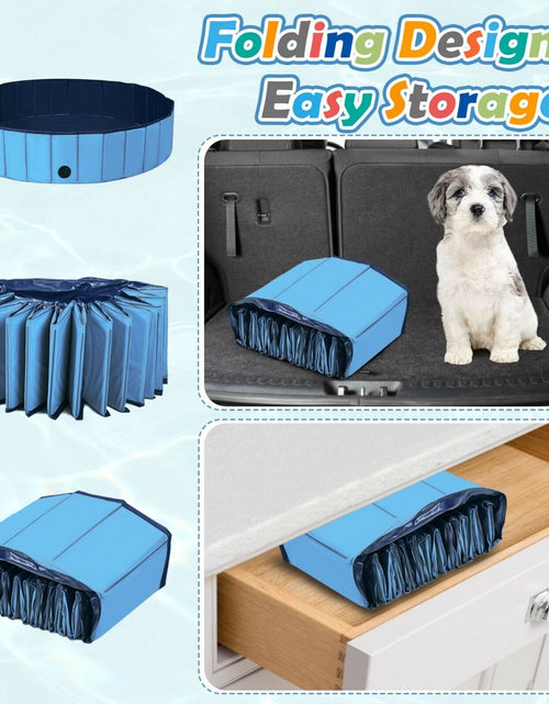 Load image into Gallery viewer, Foldable Pet Swimming Pool with Rotatable Drain Valve
