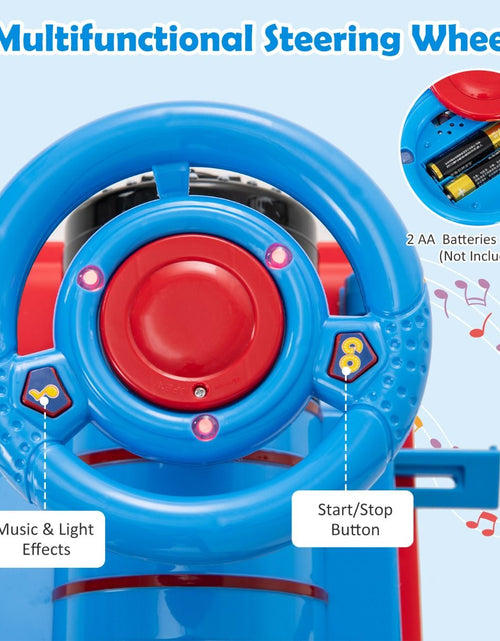 Load image into Gallery viewer, 6V Electric Kids Ride on Train Toy with Track &amp; 6 Wheels
