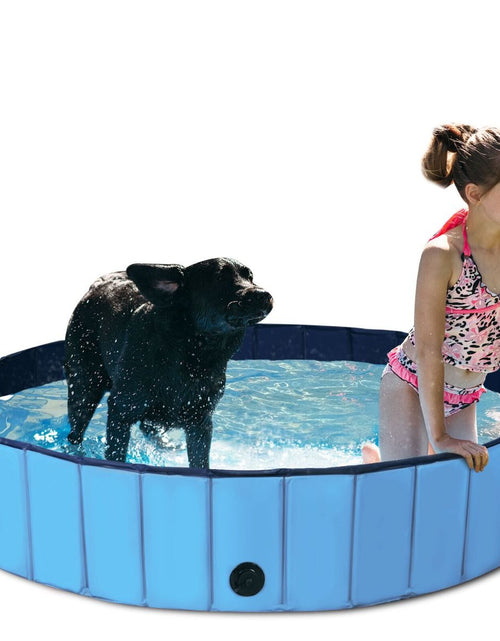 Load image into Gallery viewer, Foldable Pet Swimming Pool with Rotatable Drain Valve
