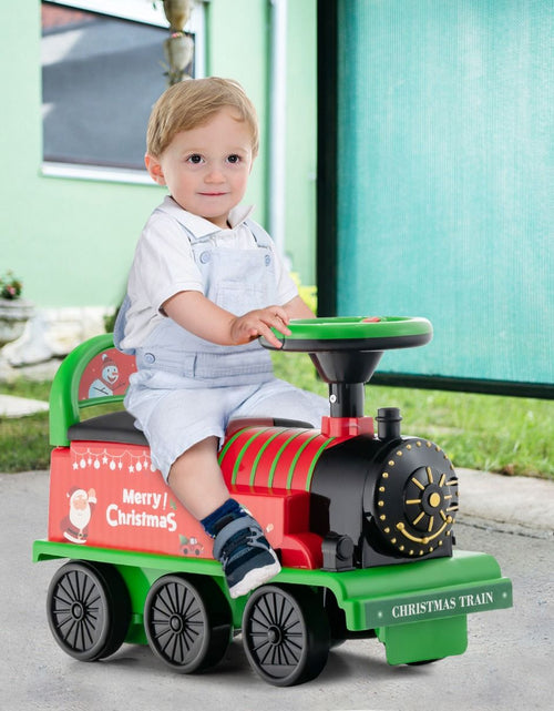Load image into Gallery viewer, 6V Electric Kids Ride on Train Toy with Track &amp; 6 Wheels
