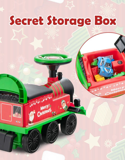 Load image into Gallery viewer, 6V Electric Kids Ride on Train Toy with Track &amp; 6 Wheels
