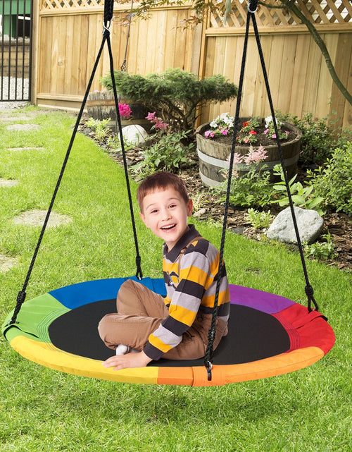 Load image into Gallery viewer, Adjustable Flying Saucer Tree Swing with Multiple Functions for Kids
