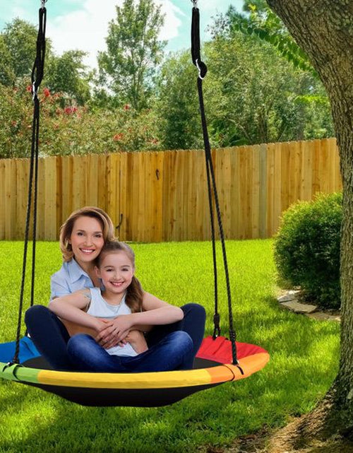 Load image into Gallery viewer, Adjustable Flying Saucer Tree Swing with Multiple Functions for Kids
