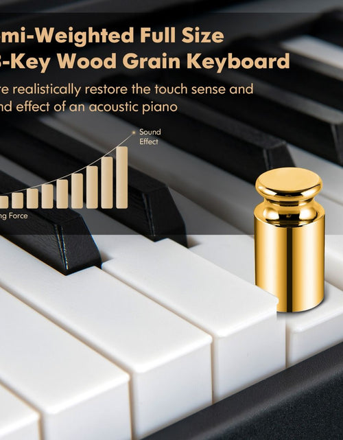 Load image into Gallery viewer, Electric Lighted Piano Keyboard with Sustain Pedal
