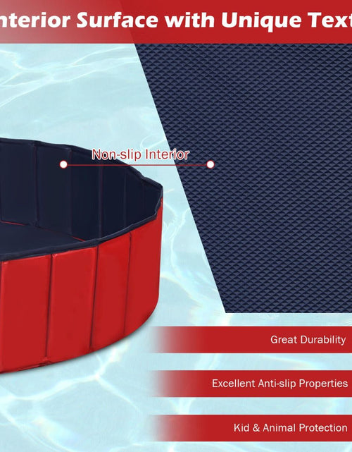 Load image into Gallery viewer, Foldable Pet Swimming Pool with Rotatable Drain Valve
