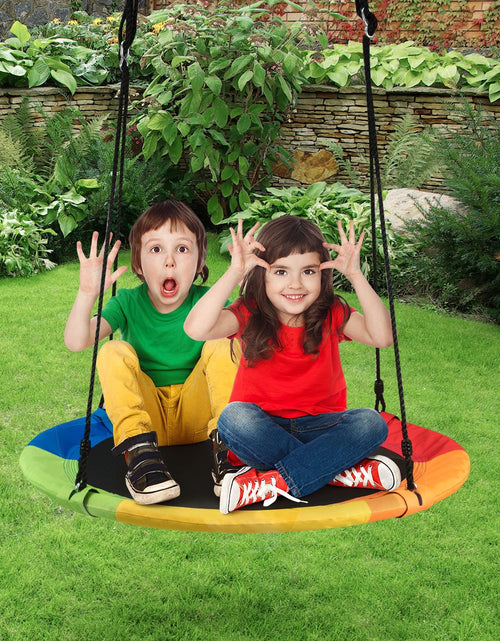 Load image into Gallery viewer, Adjustable Flying Saucer Tree Swing with Multiple Functions for Kids
