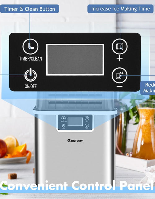 Load image into Gallery viewer, 3.2L 20KG Countertop Ice Maker Commercial Electric Ice Making Machine
