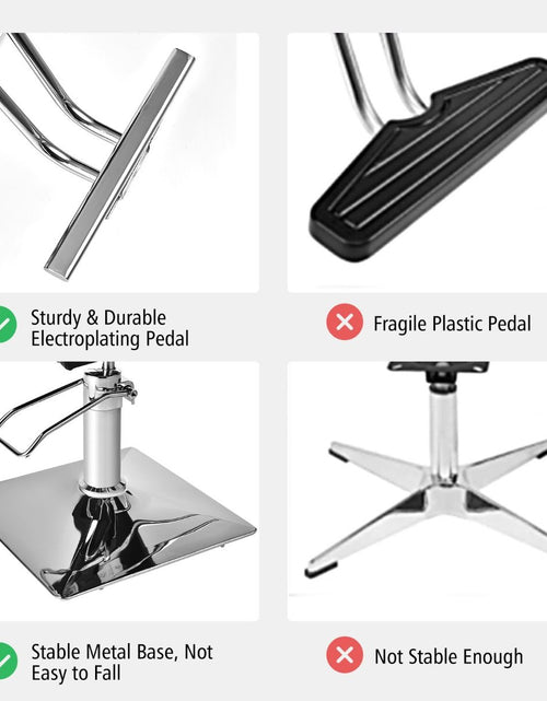 Load image into Gallery viewer, 360° Swivel Barber Chair with Adjustable Height for Hair Salon
